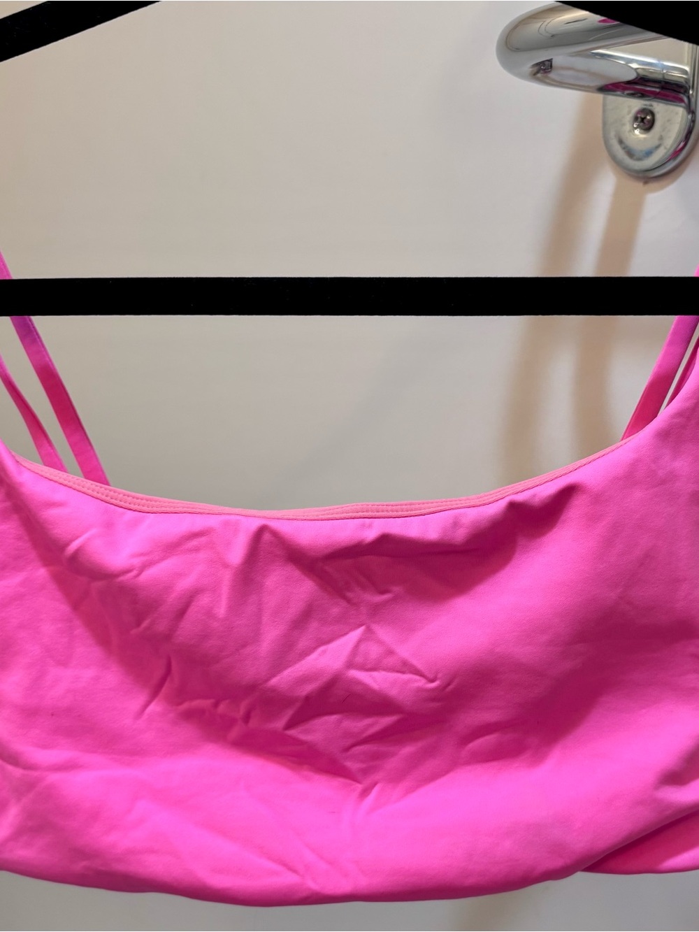 Left On Friday Pool Days D+ Top in Neon Pink